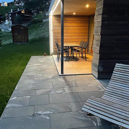 Ferienwohnung Schwarzhornblick Grächen Exterior foto
