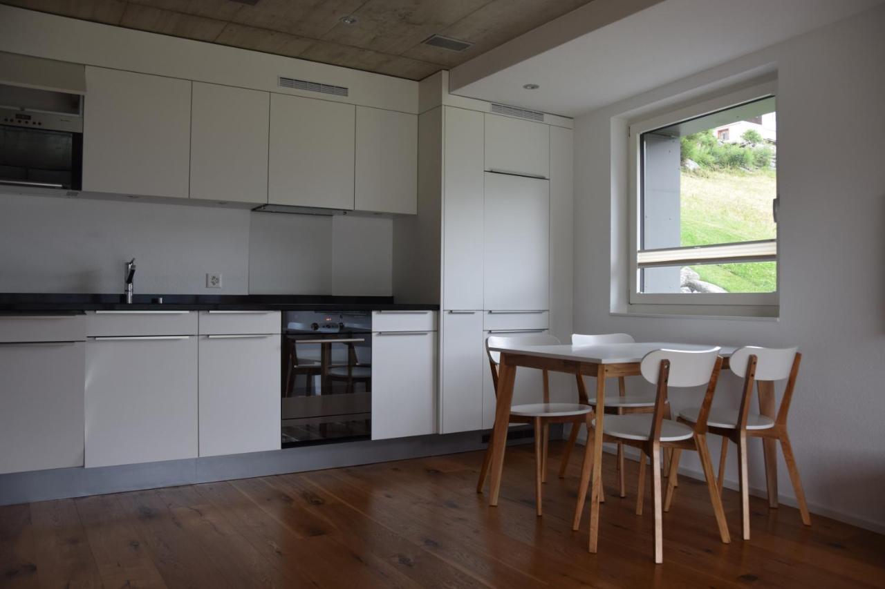 Ferienwohnung Schwarzhornblick Grächen Exterior foto