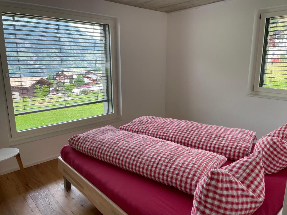 Ferienwohnung Schwarzhornblick Grächen Exterior foto