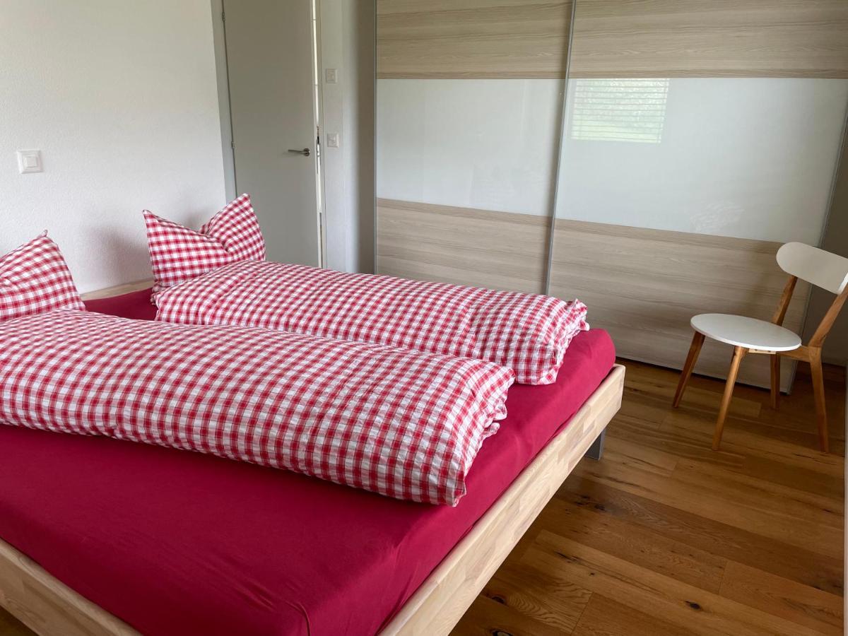 Ferienwohnung Schwarzhornblick Grächen Exterior foto